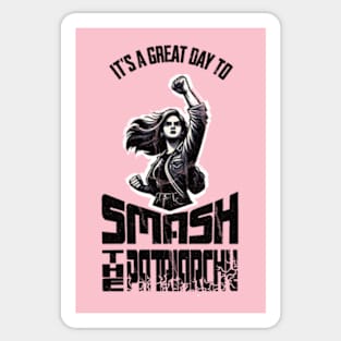 Smash the patriarchy feminist feminism Sticker